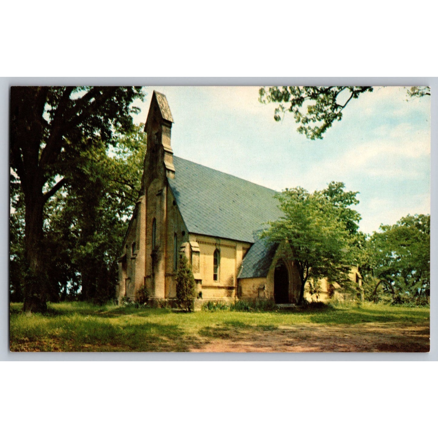 Mannsdale MS Mississippi Episcopal Chapel Of The Cross Chrome Postcard Unused