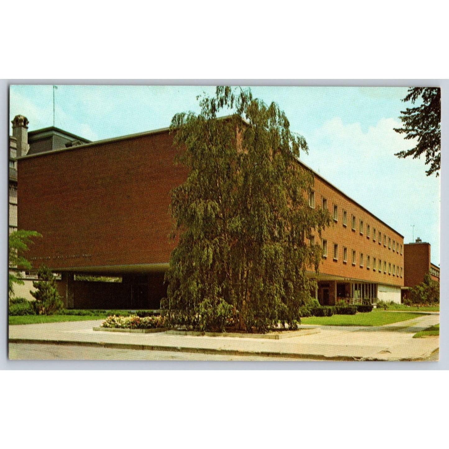 Syracuse NY New York Syracuse University Huntington Beard Crouse Hall Postcard