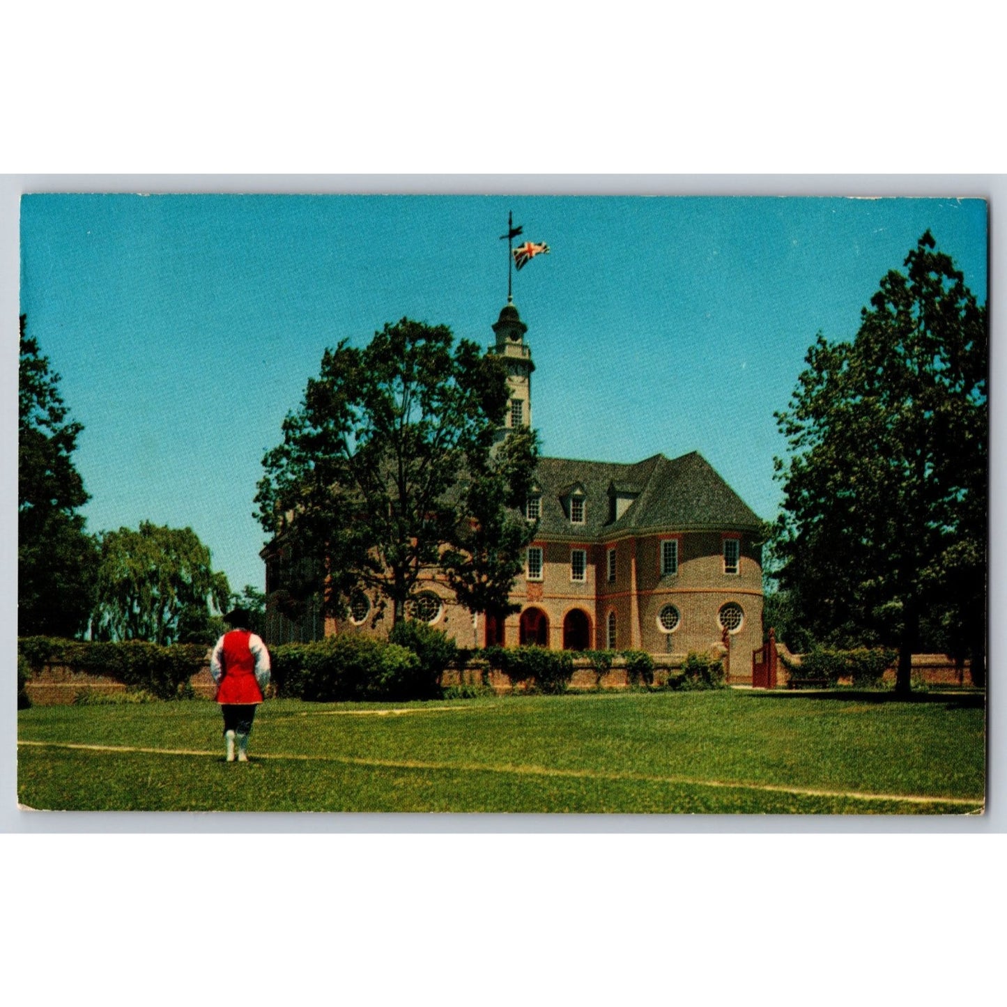 Williamsburg VA Virginia Colonial Capitol 1964 Chrome Postcard
