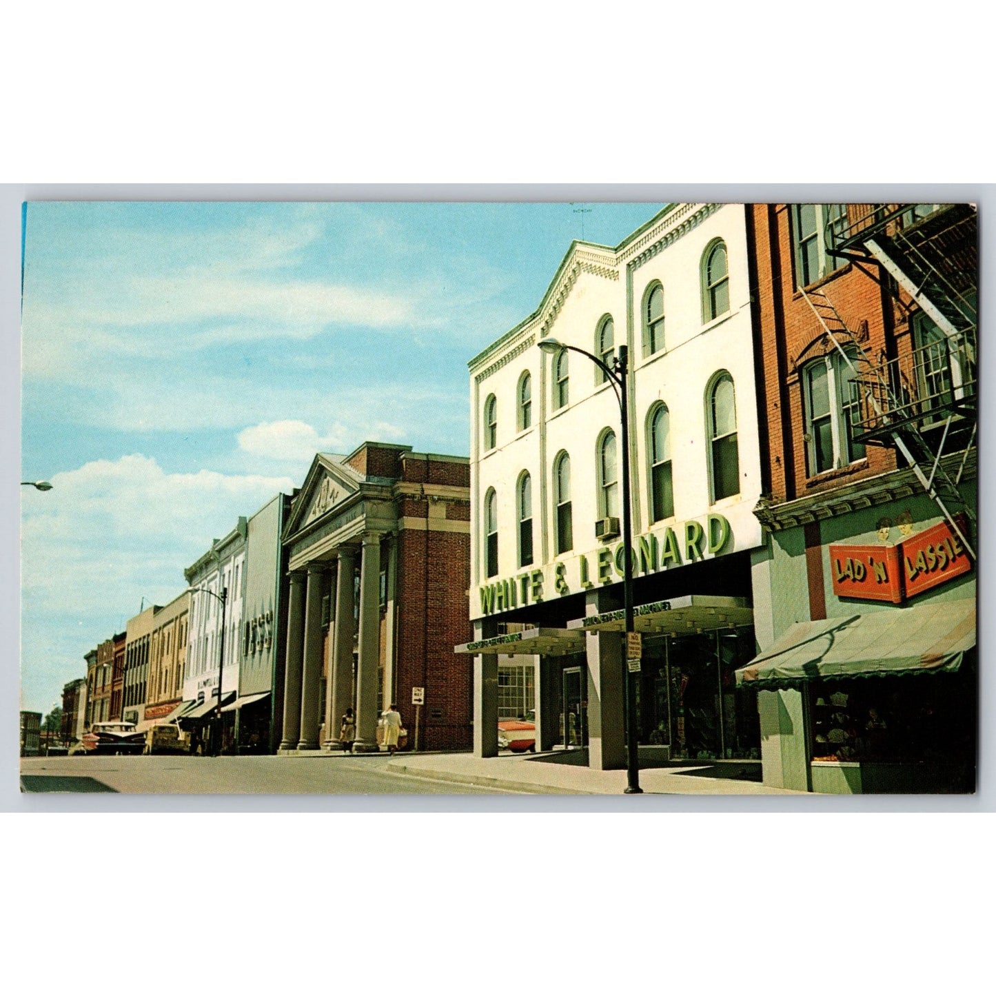 Salisbury MD Maryland West Main Street Postcard Colourpicture F W Brueckmann