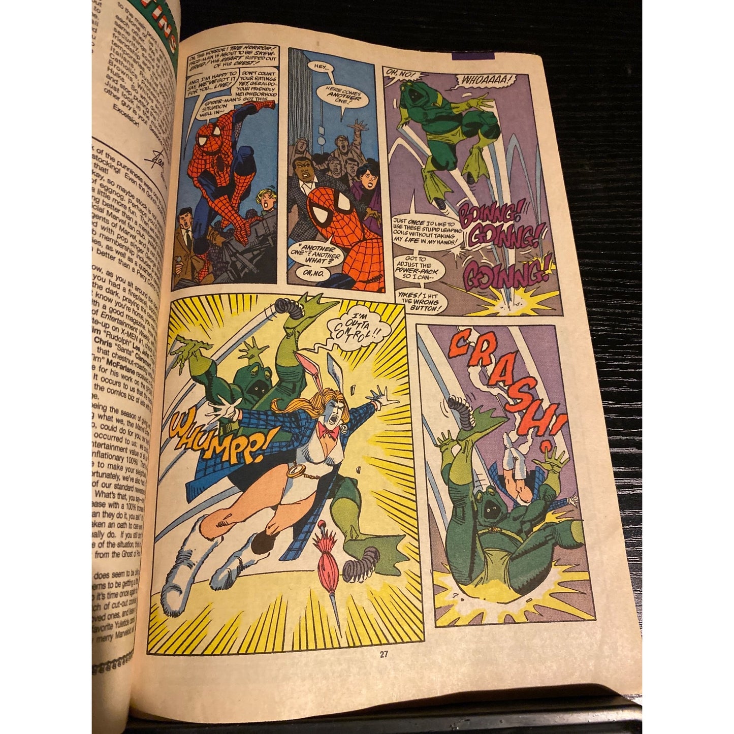 The Spectacular Spider-Man #185 Marvel Comic 30th Anniversary Frog Man