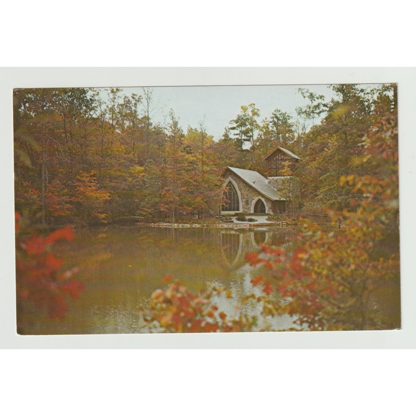Postcard GA Georgia Pine Mountain Ida Cason Callaway Gardens Memorial Chapel