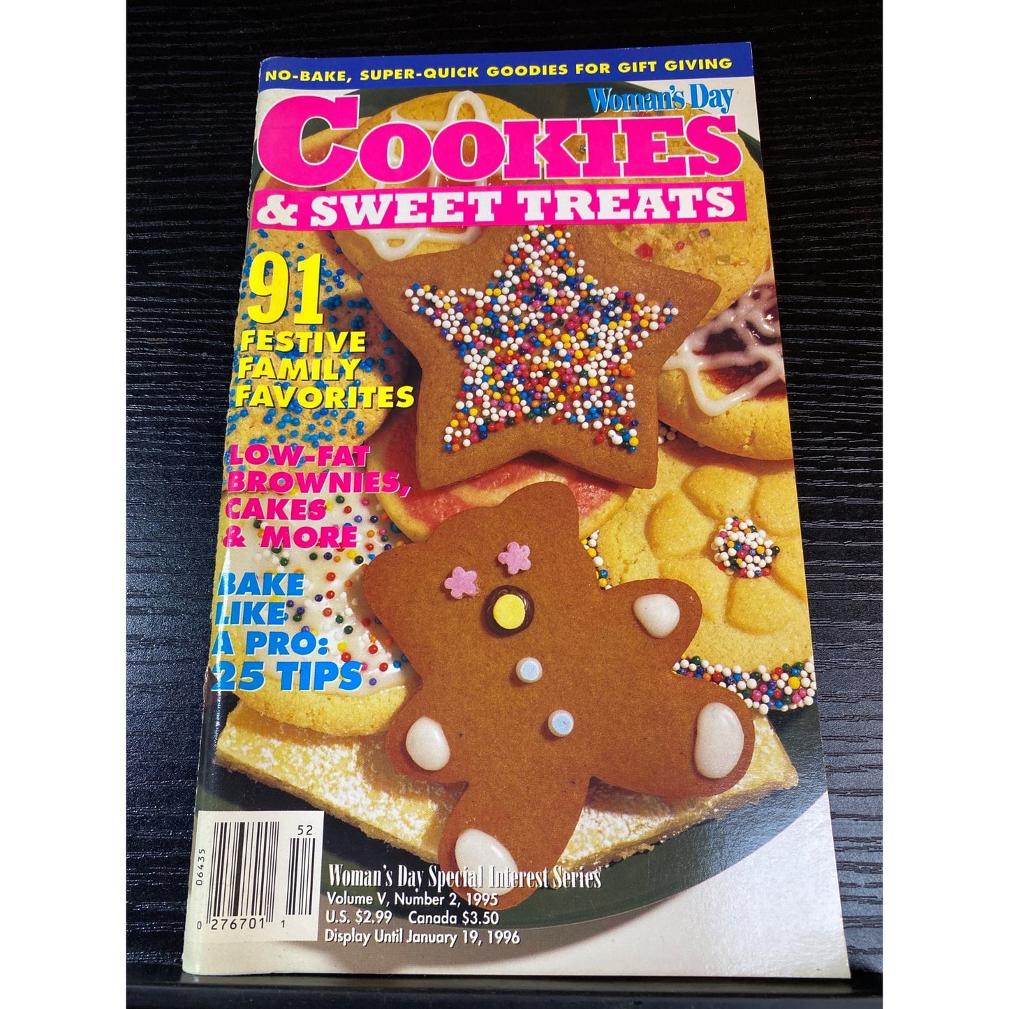 Womans Day 1995 Cookies & Sweet Treats Cookbook Booklet Magazine