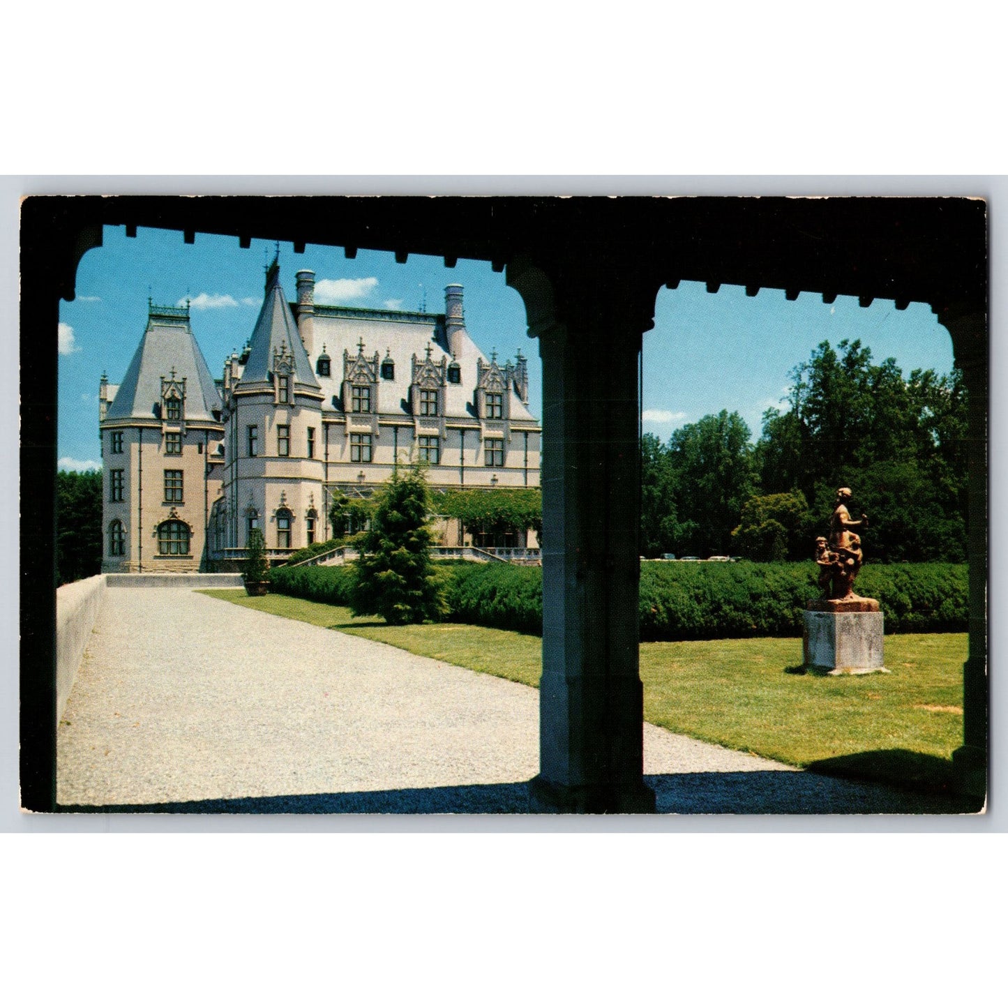 Asheville NC North Carolina Biltmore House Chrome Postcard Unused