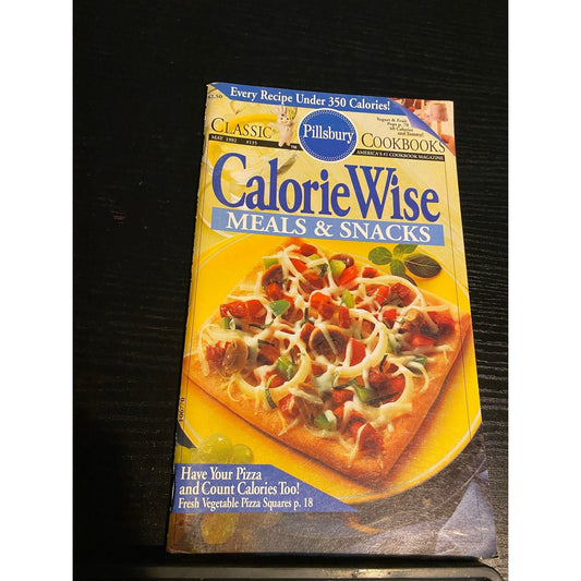 Pillsbury Classic Cookbook Booklet May 1992 CalorieWise Meals & Snacks