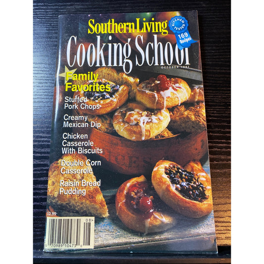 Southern Living Cooking School Cookbook Booklet Oct 1997 Family Favorites