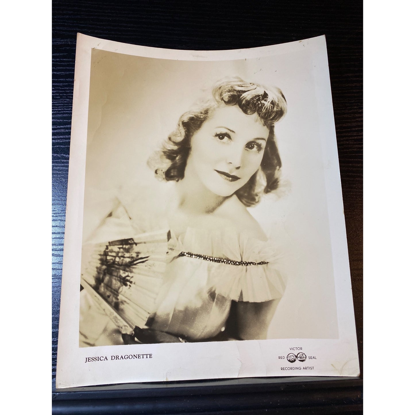 Movie Photo 8x10 Glossy Jessica Dragonette Victor Red Seal Recording Artist Portrait