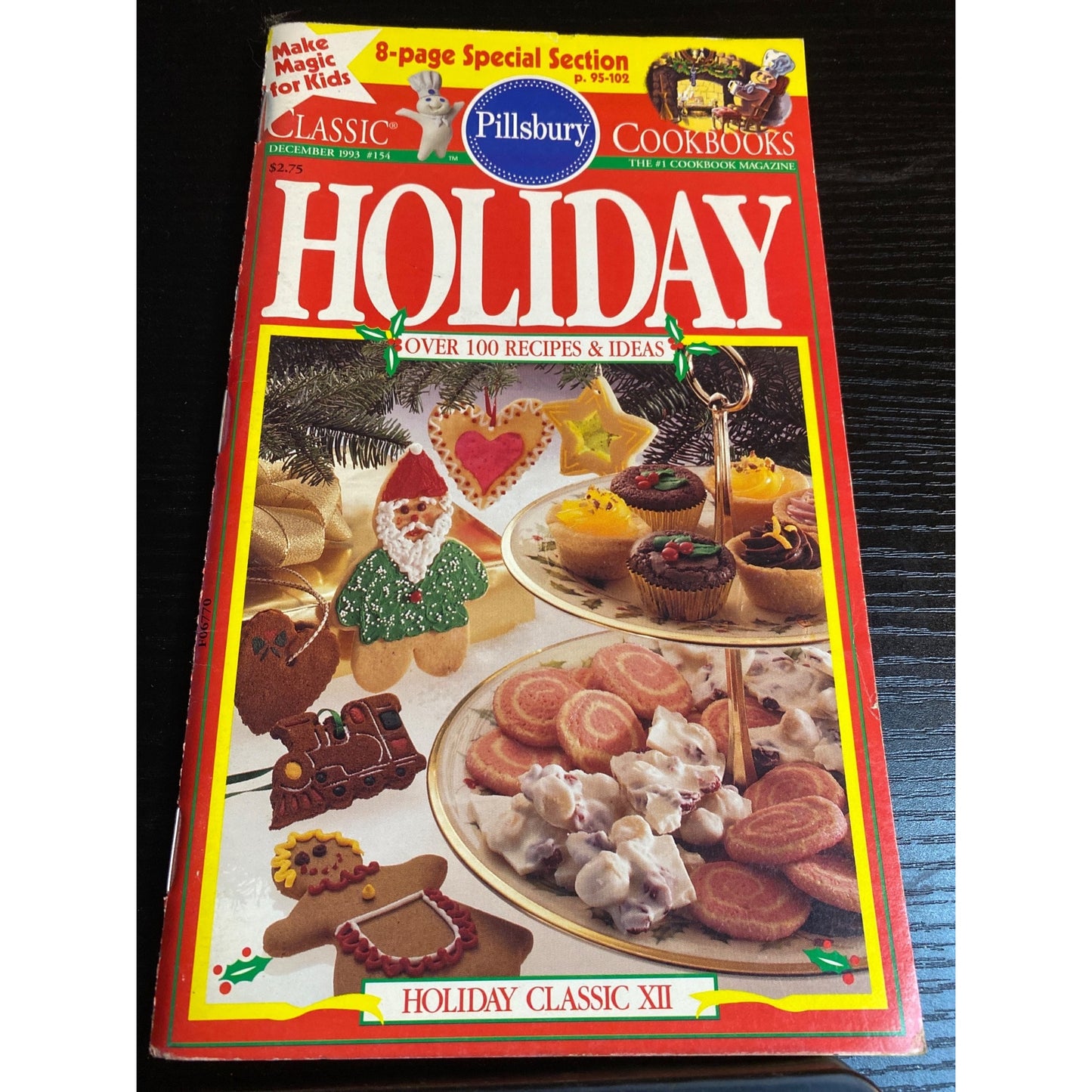 Pillsbury Classic Holiday Cookbook Booklet Dec 1991 Festive Meals & Treats