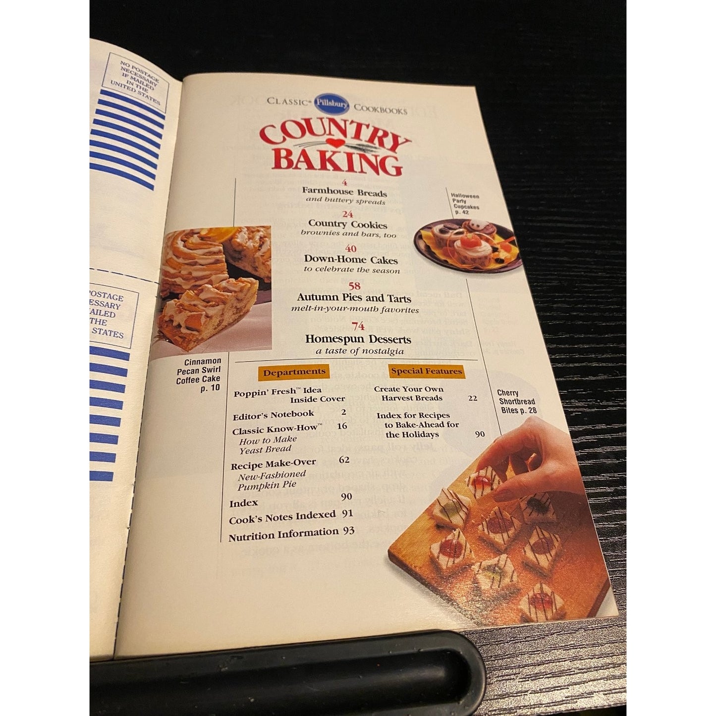 Pillsbury Classic Cookbook Booklet Nov 1992 Country Baking Recipes