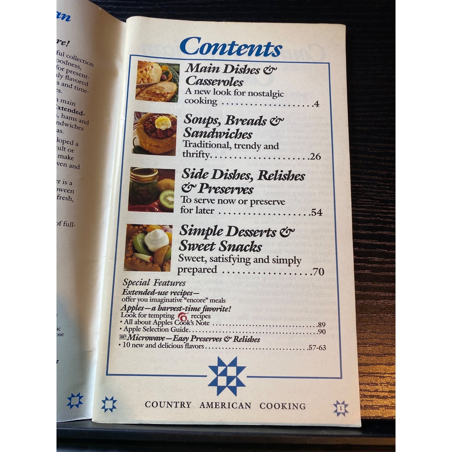 Pillsbury Classic #92 Country American Cooking Cookbook 1988 Booklet