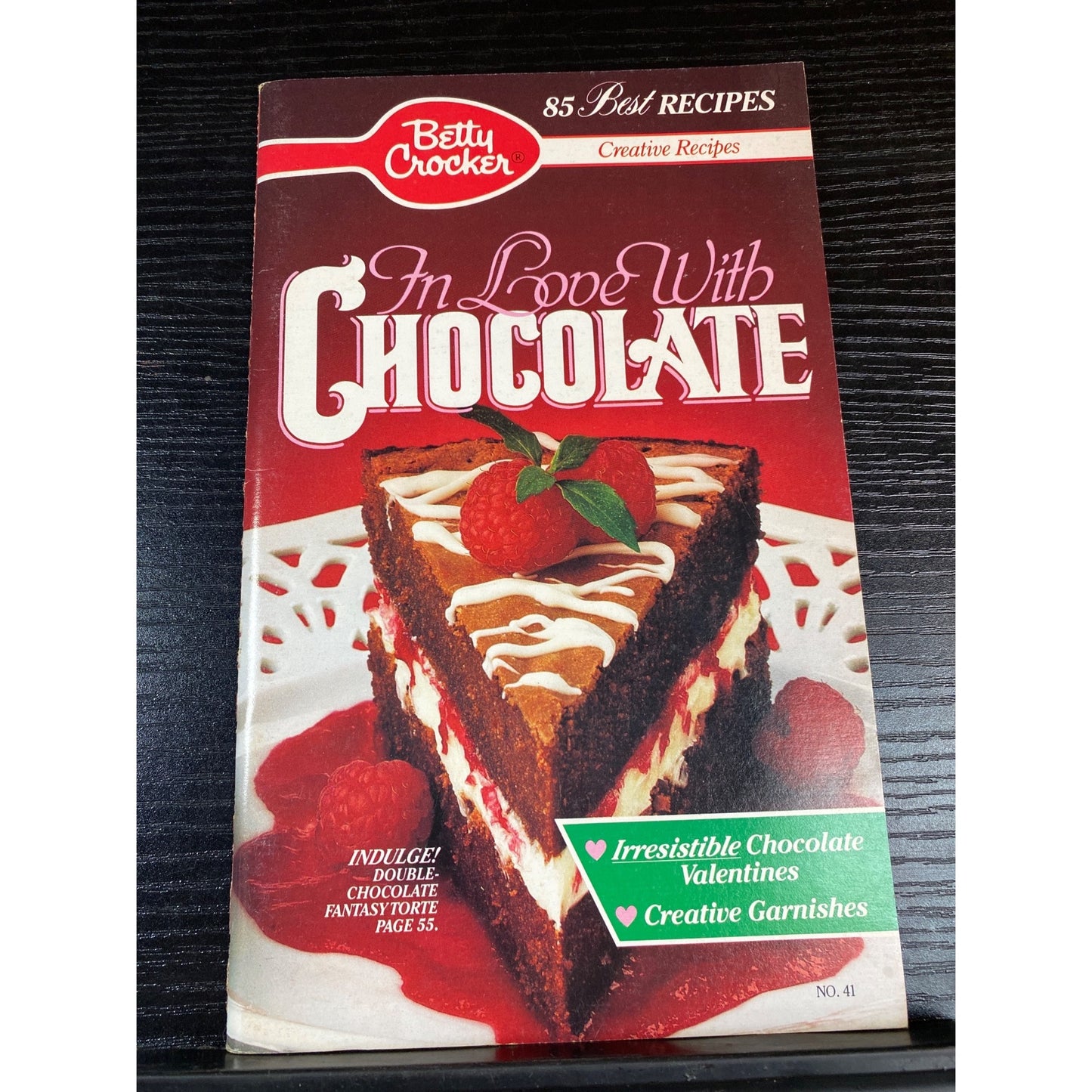 Betty Crocker In Love With Chocolate Feb 1990 Recipe Cookbook Booklet