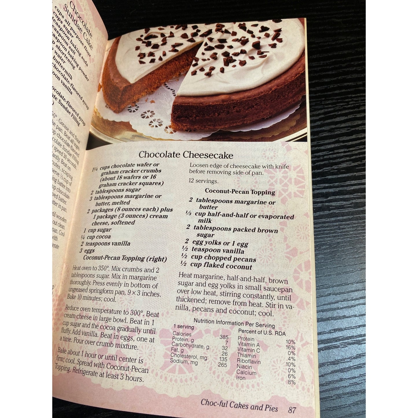 Betty Crocker In Love With Chocolate Feb 1990 Recipe Cookbook Booklet