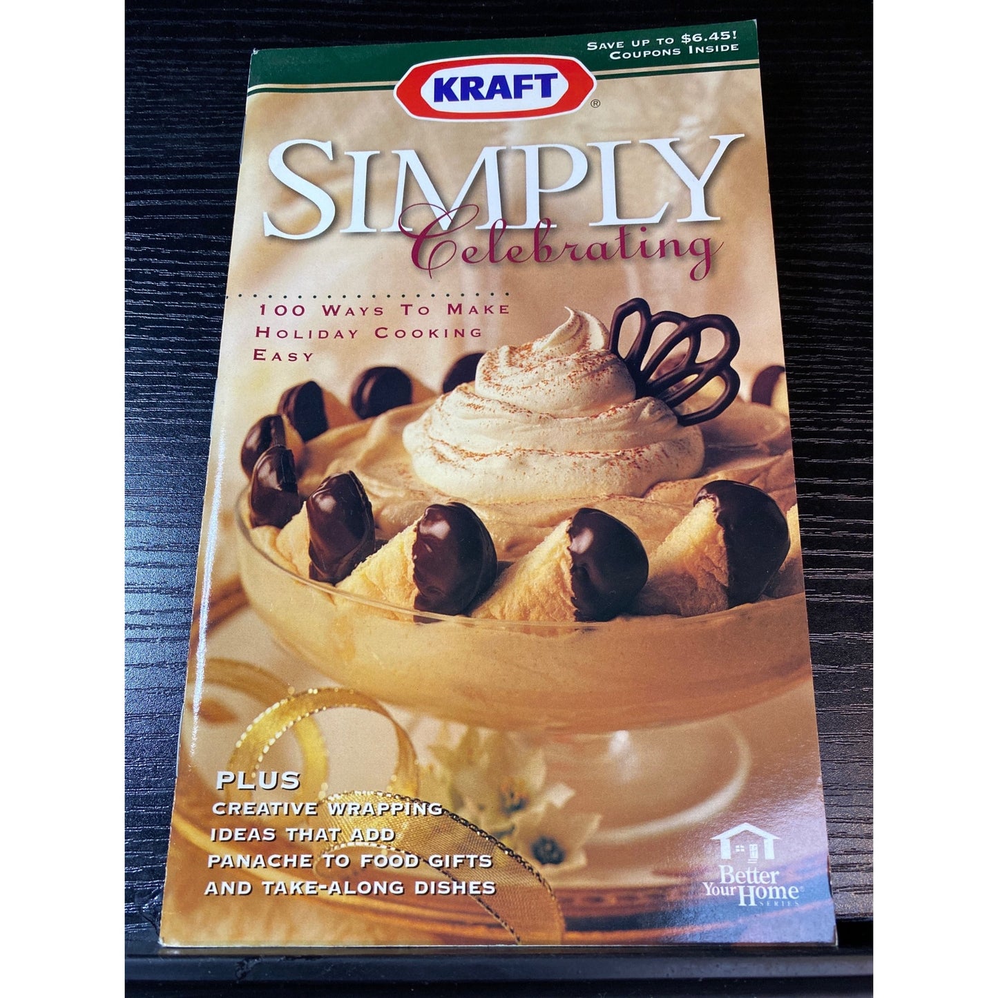 Kraft Simply Celebrating Cookbook Holiday Recipes & Creative Wrapping Ideas