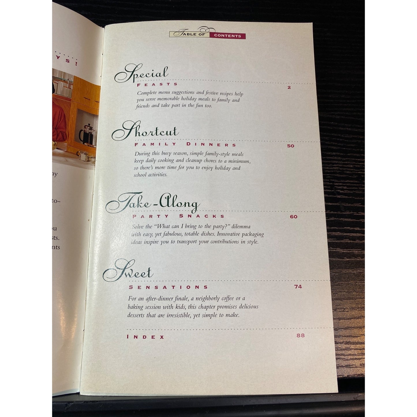 Kraft Simply Celebrating Cookbook Holiday Recipes & Creative Wrapping Ideas