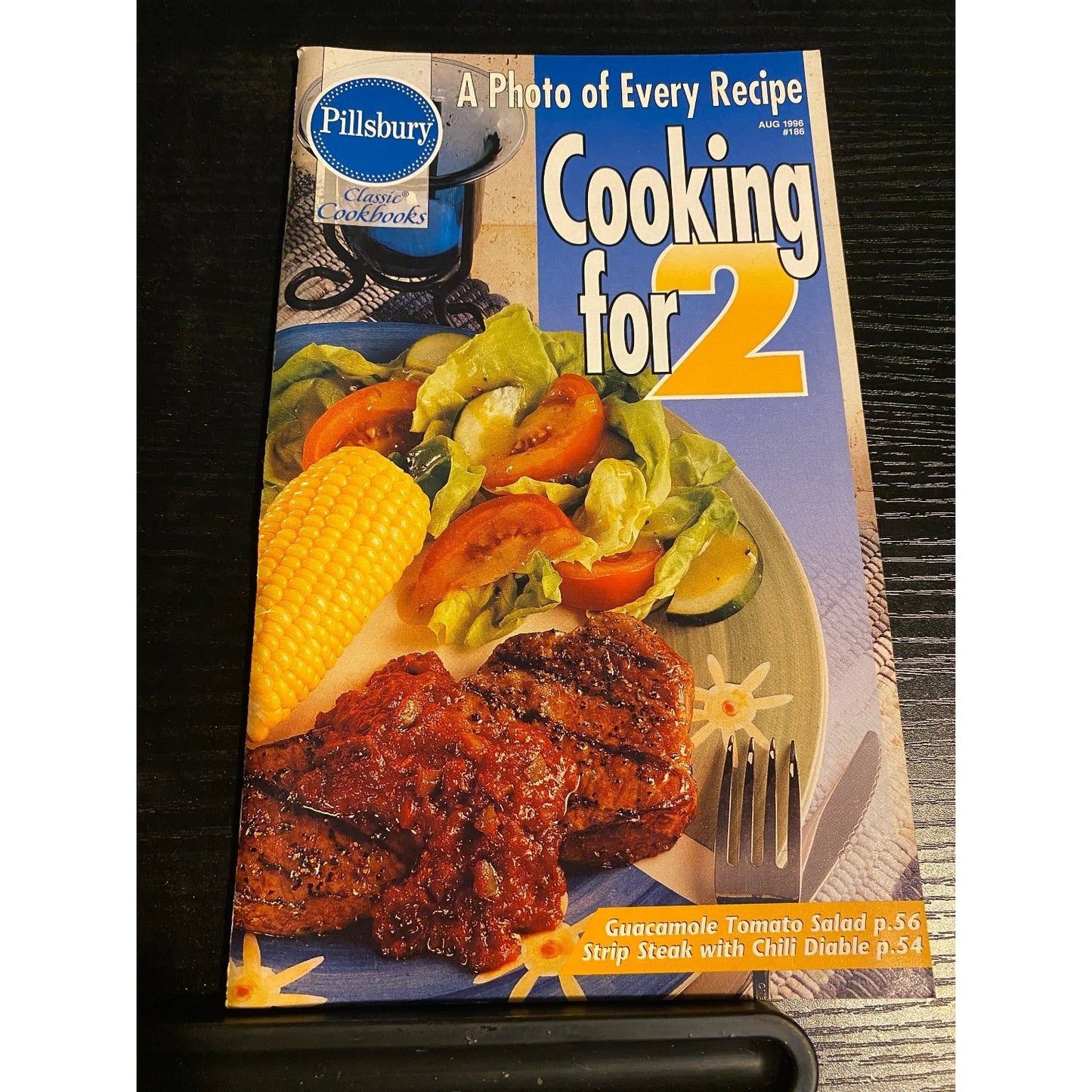 Pillsbury Classic Cookbook Booklet 1996 Cooking for 2 Recipes