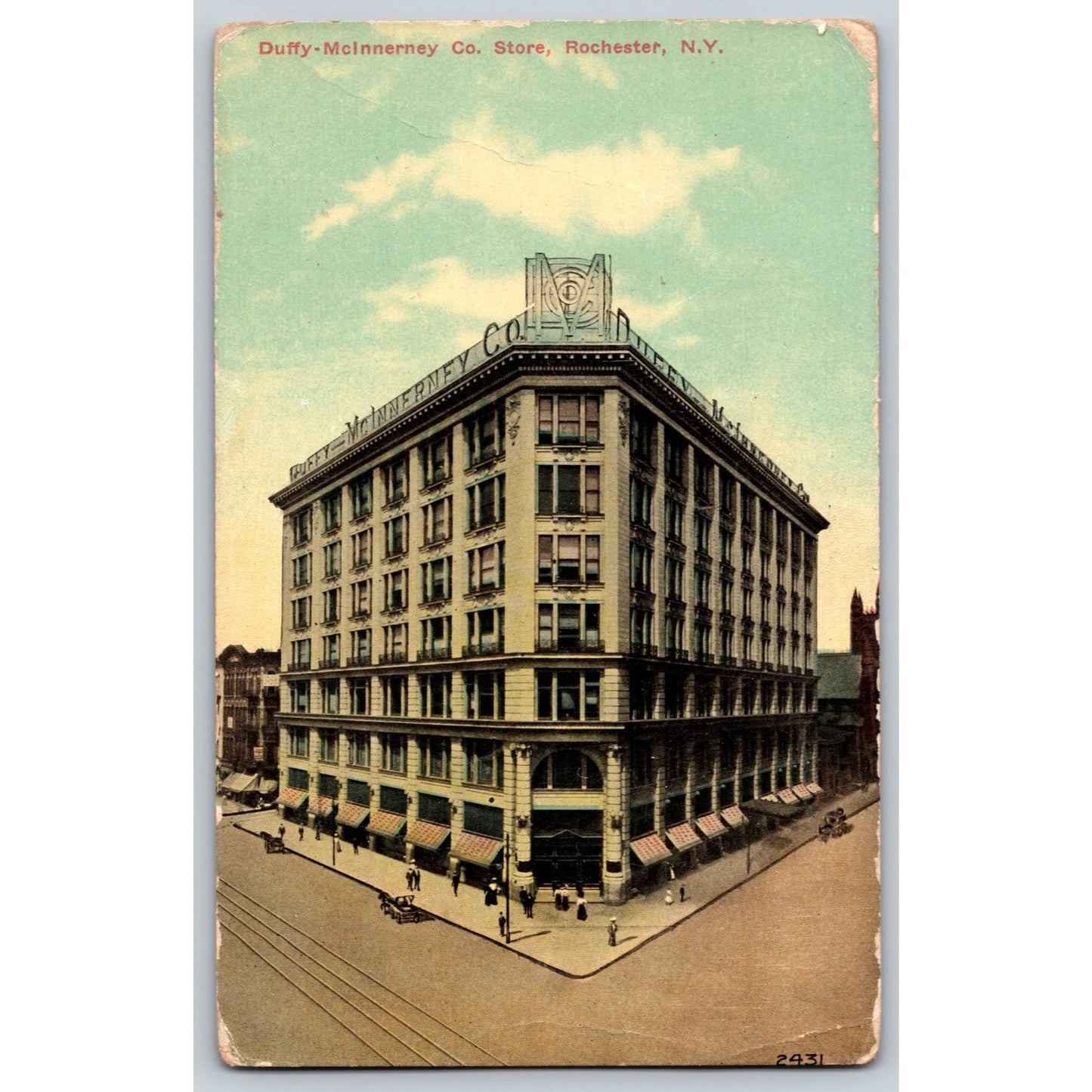 Rochester NY New York Duffy McInnerney Co Store Early 1900s Postcard Unused