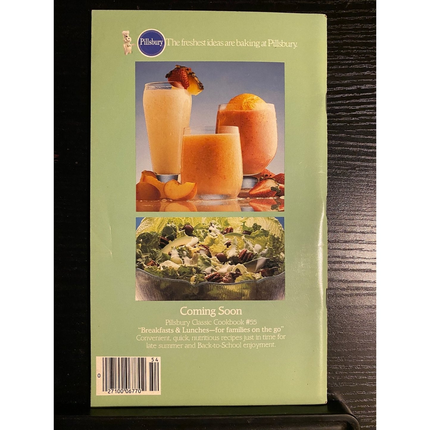 Pillsbury Classic Cookbook Booklet 1985 Fresh & Frosty Fruit Salads Desserts