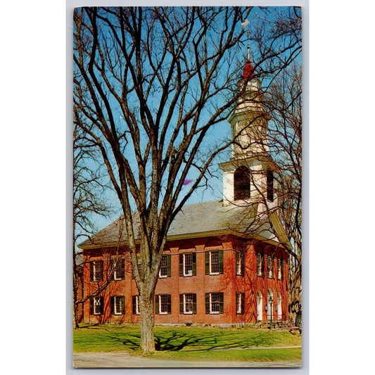 Deerfield MA Massachusetts The Brick Church Chrome Postcard Unused