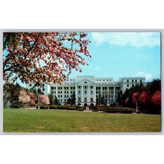 Sulphur Springs WV West Virginia Greenbrier Hotel North Entrance Chrome Postcard