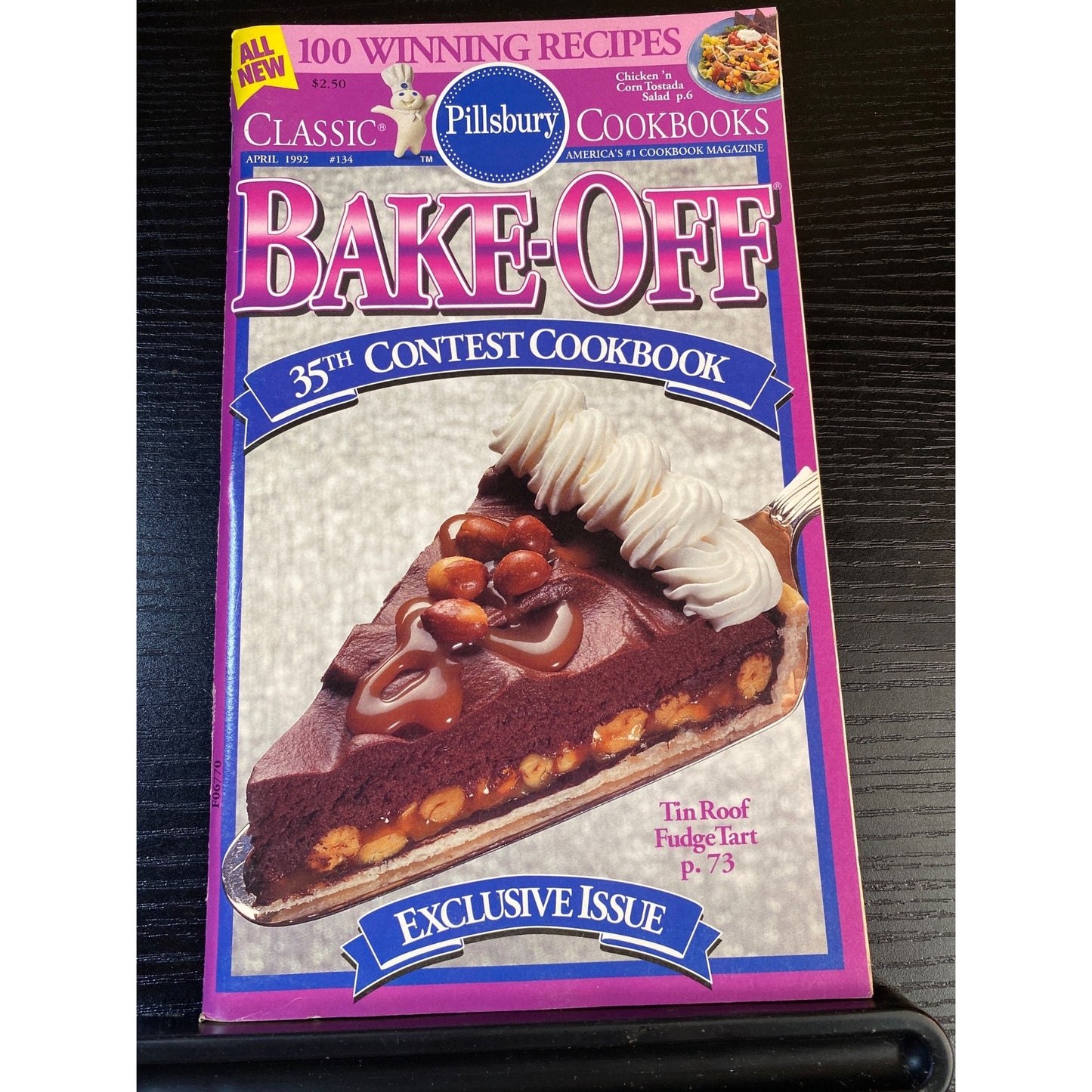 The Pillsbury Bake-Off 35th Contest Cookbook Booklet 1992 100 Winning Recipes