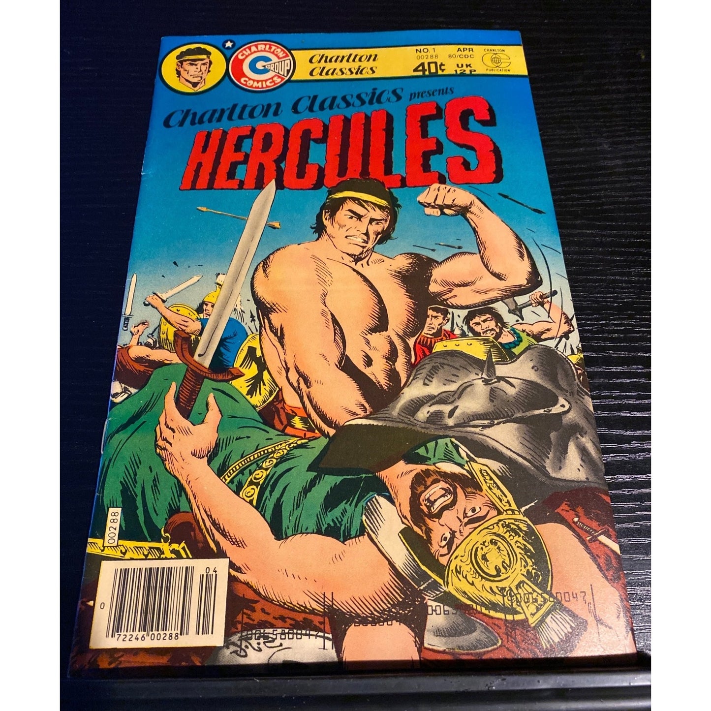Hercules Comic Book No. 11 April 1977 Charlton Classics Presents
