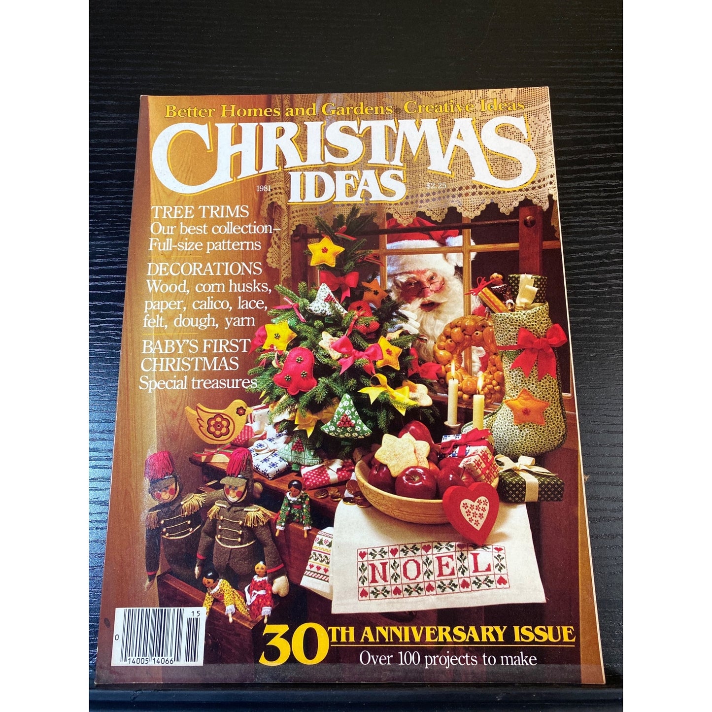 Better Homes & Gardens Christmas Ideas 1981 Magazine 30th Anniversary
