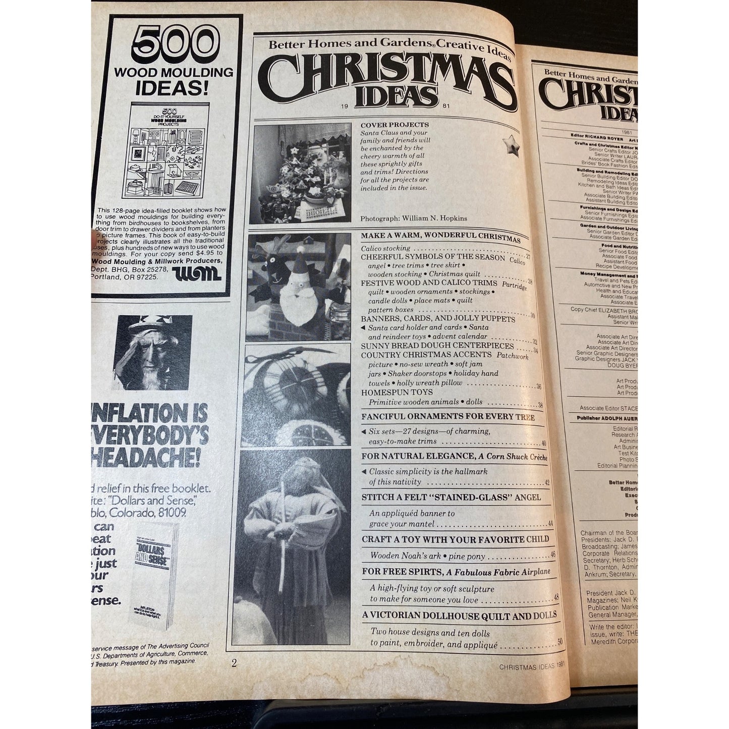 Better Homes & Gardens Christmas Ideas 1981 Magazine 30th Anniversary