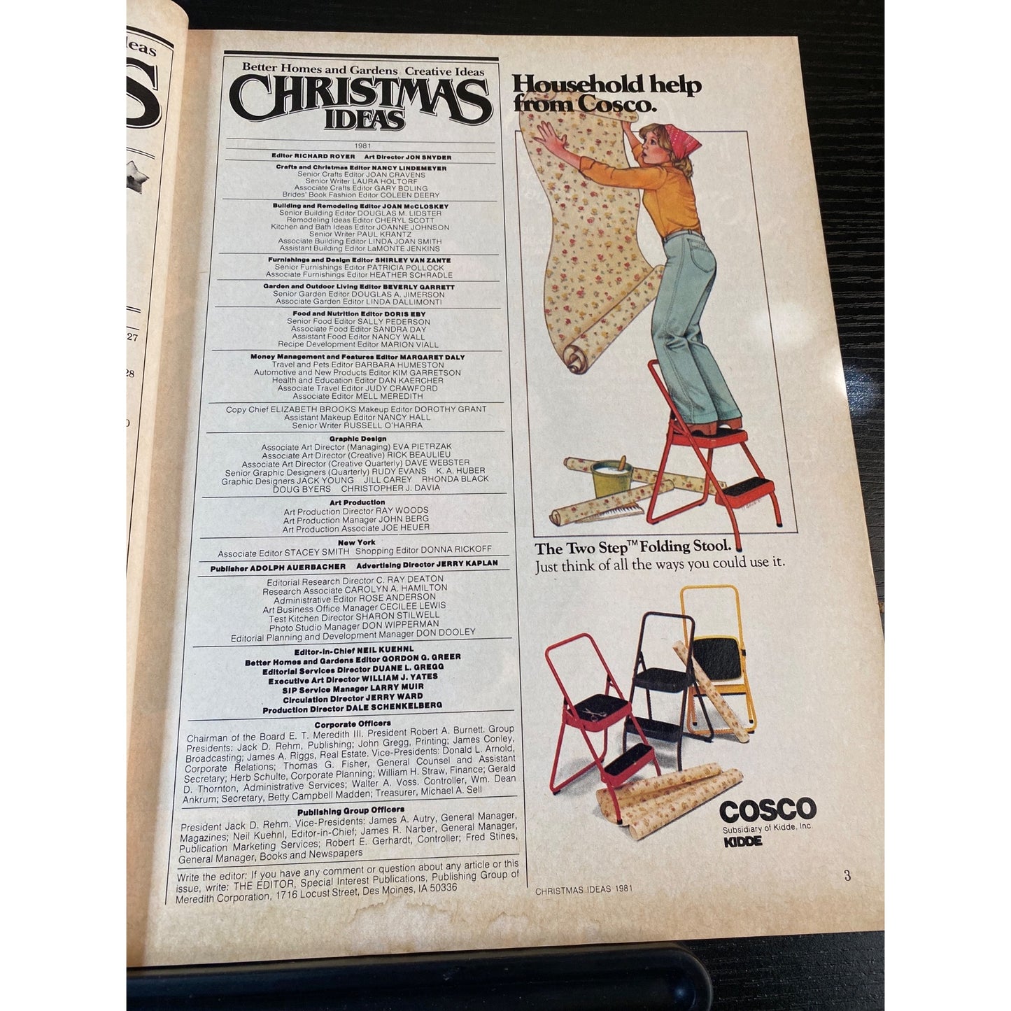 Better Homes & Gardens Christmas Ideas 1981 Magazine 30th Anniversary