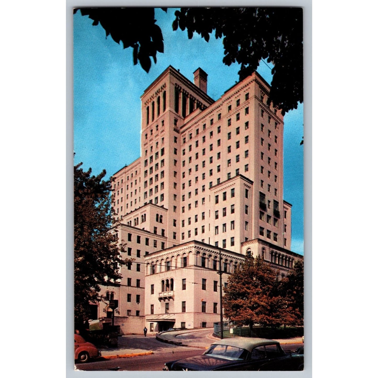 Pittsburgh PA Pennsylvania Allegheny General Hospital Northside Chrome Postcard