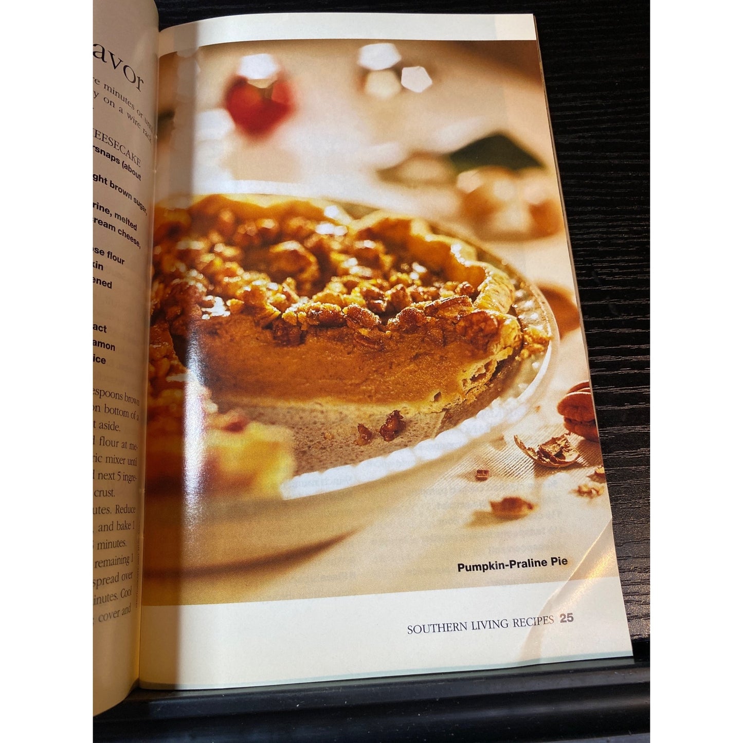 Southern Living Dessert Cookbook Booklet Nov 1996 Pumpkin Praline Pie