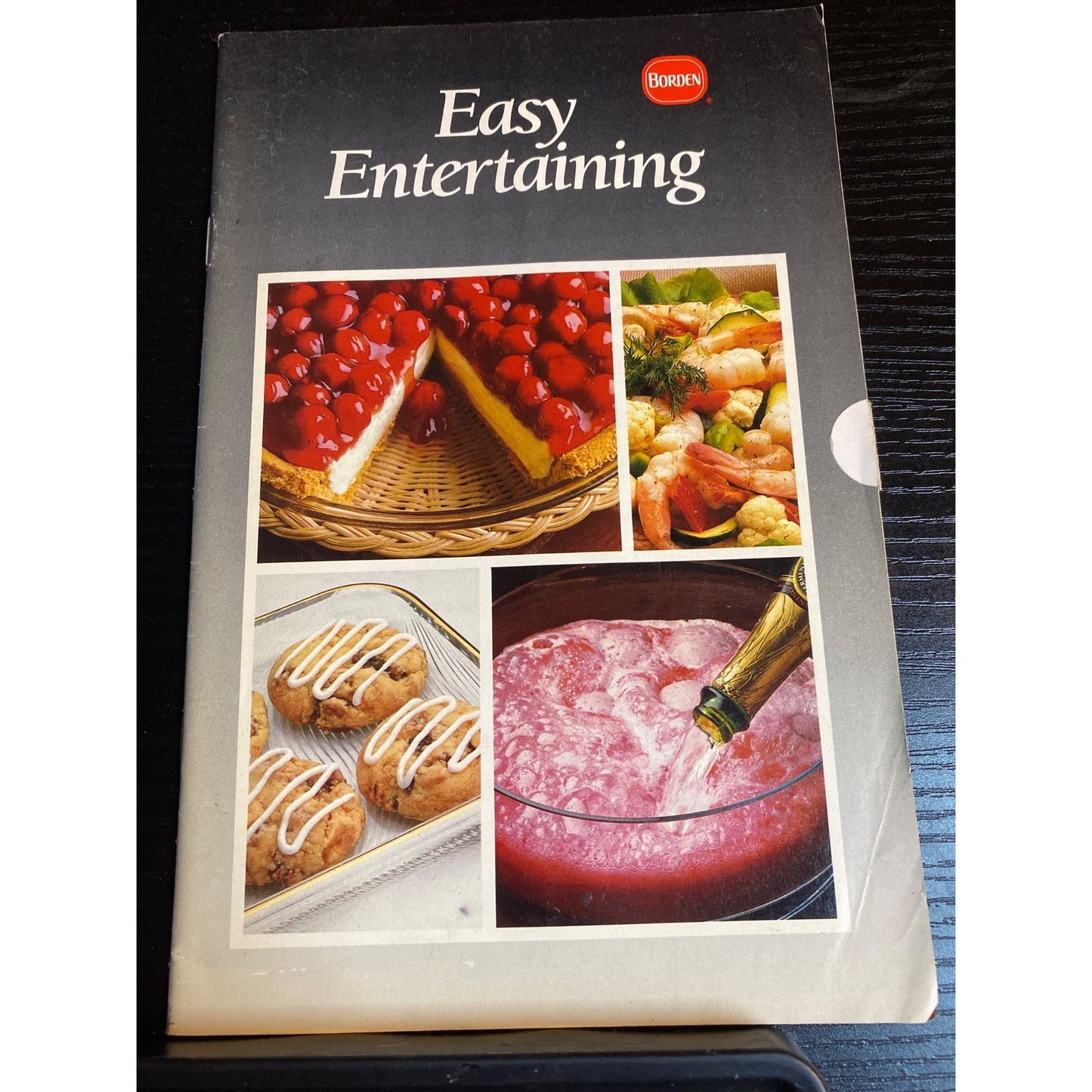 Borden Easy Entertaining Recipe Book 1989 Vintage Cookbook Booklet