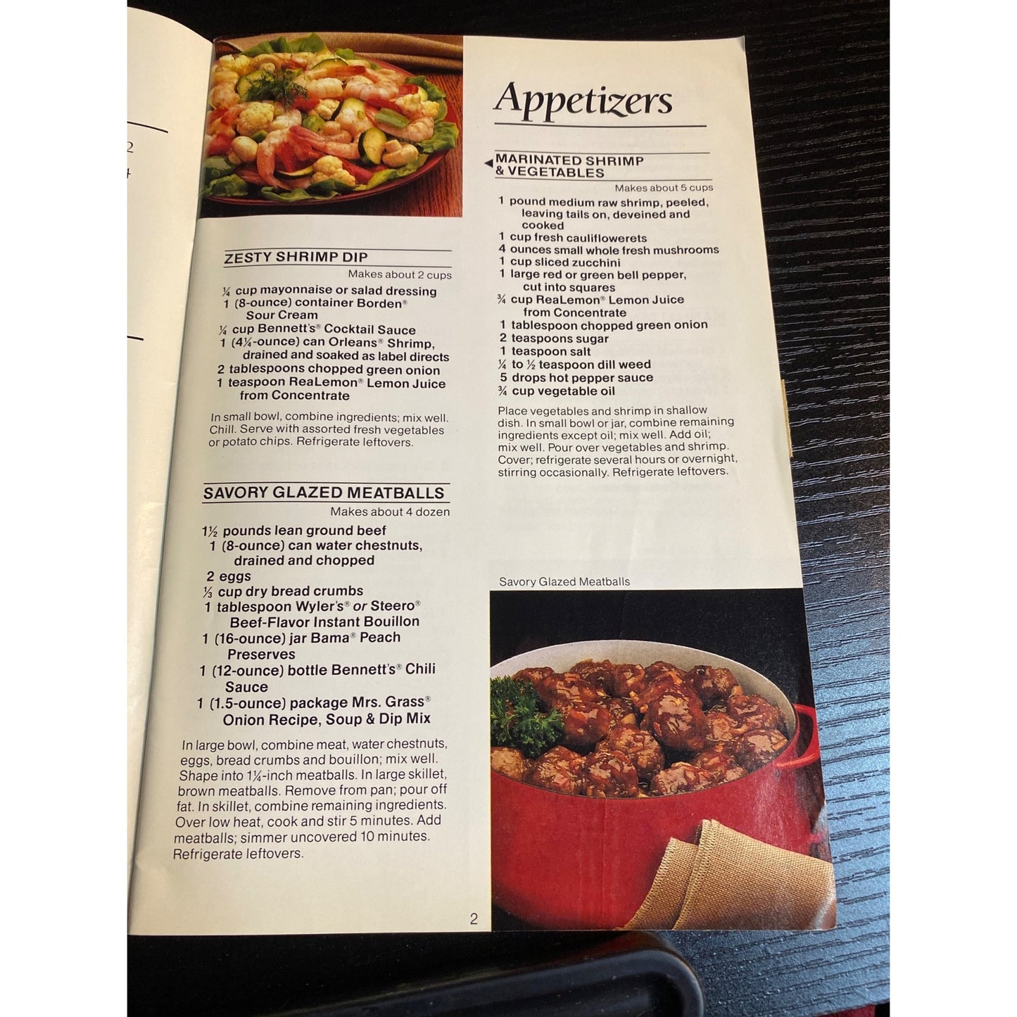 Borden Easy Entertaining Recipe Book 1989 Vintage Cookbook Booklet