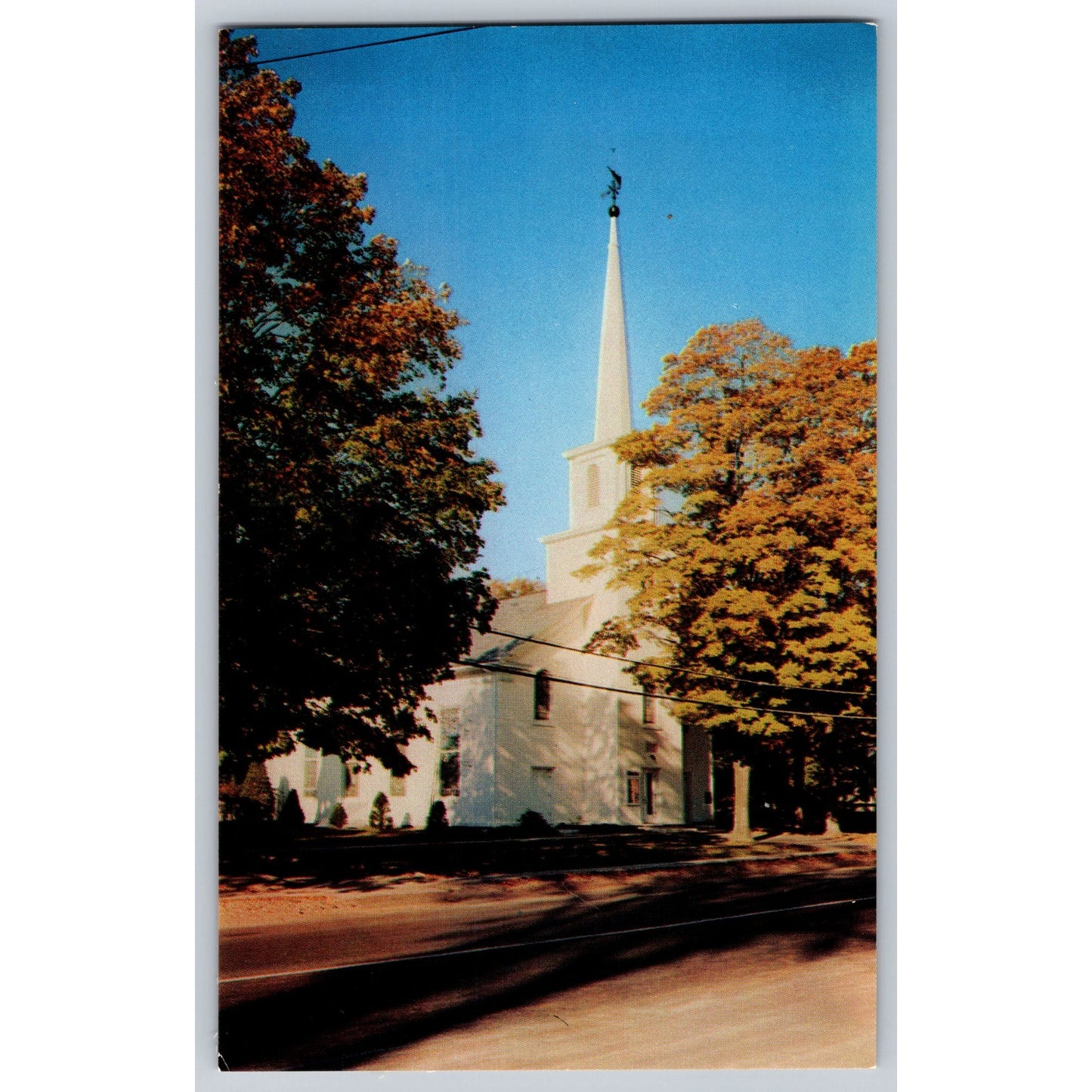 Pompton Lake NJ New Jersey Reformed Church Chrome Postcard Dexter Press Unused