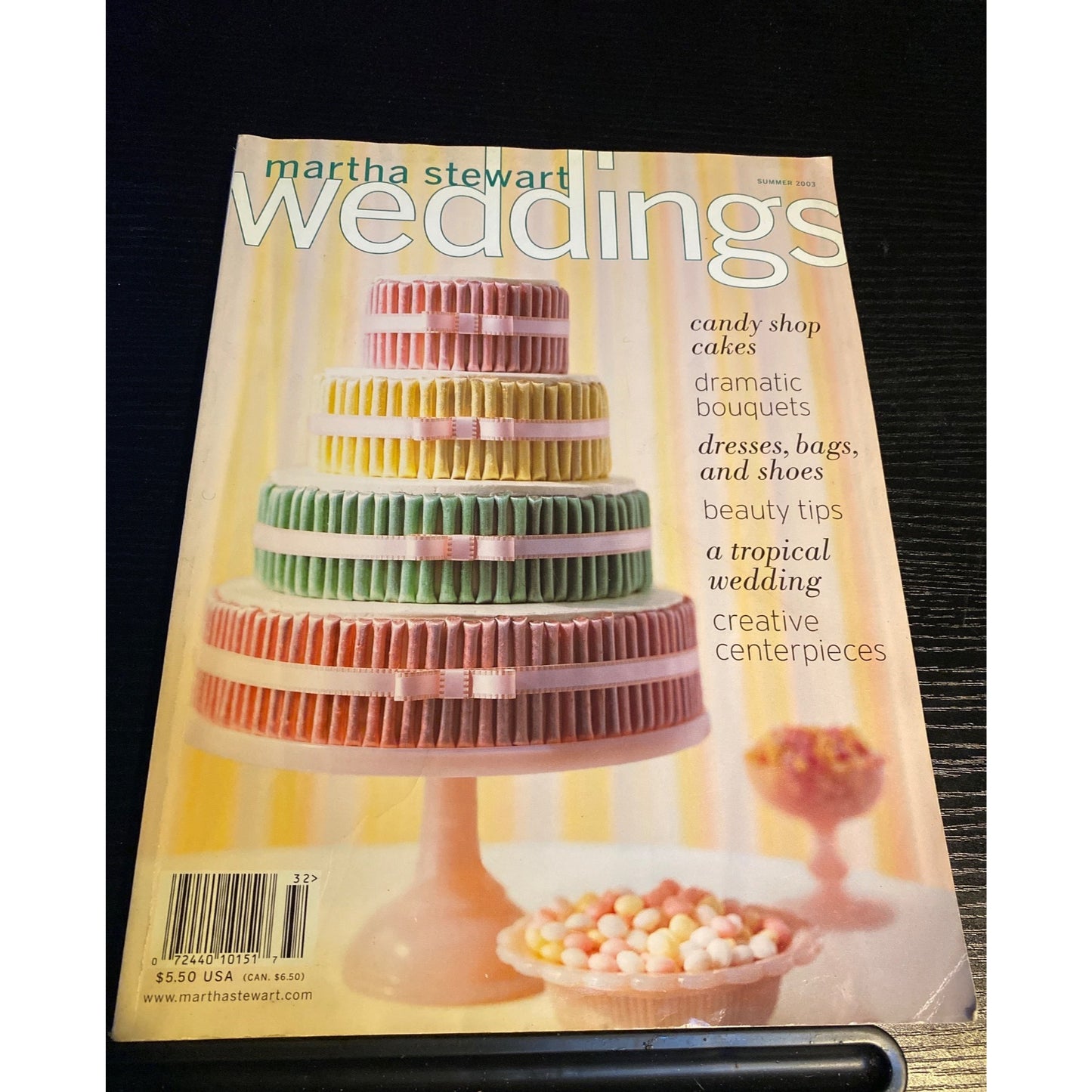 Martha Stewart Weddings Summer 2003 Magazine Planning Decor Attire