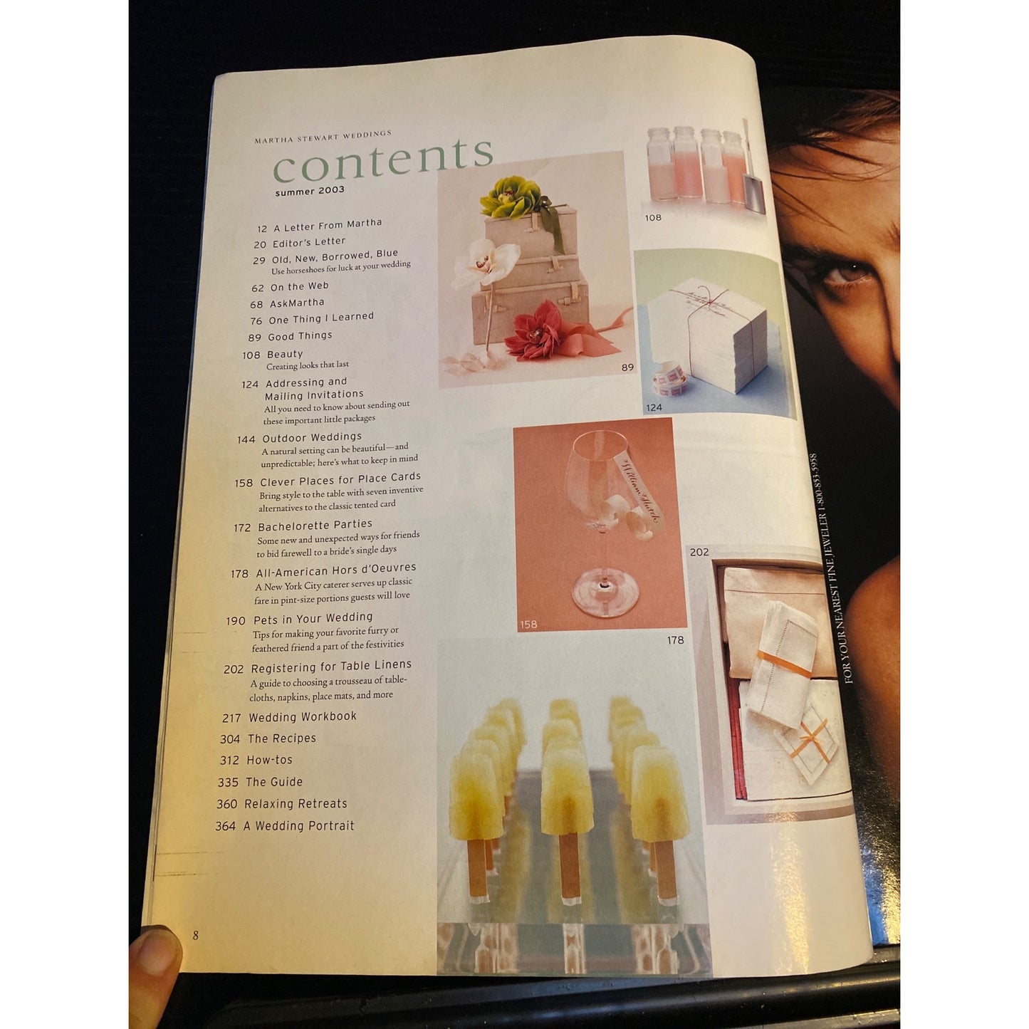 Martha Stewart Weddings Summer 2003 Magazine Planning Decor Attire