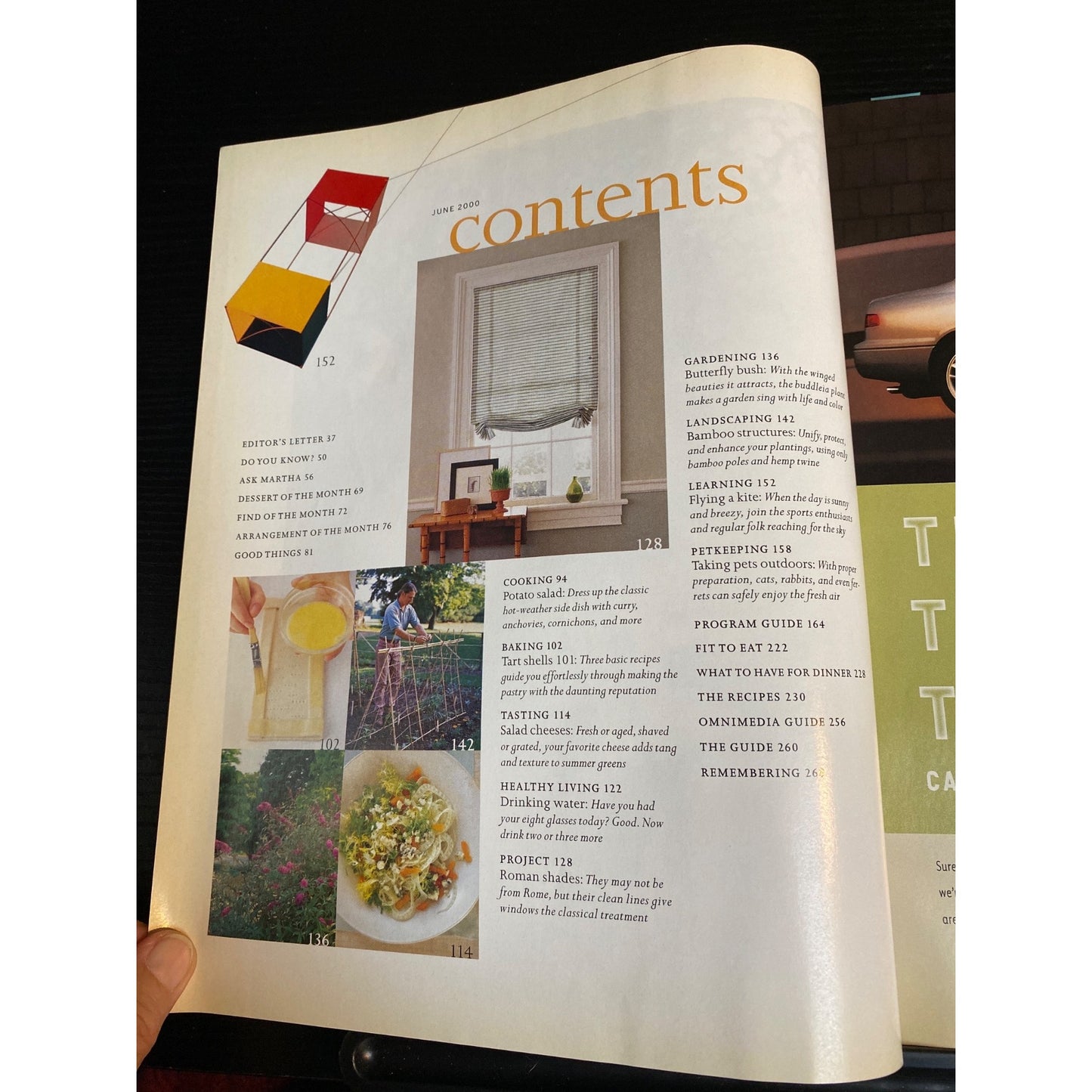 Martha Stewart Living Magazine #80  June 2000 Gardening Recipes Entertaining
