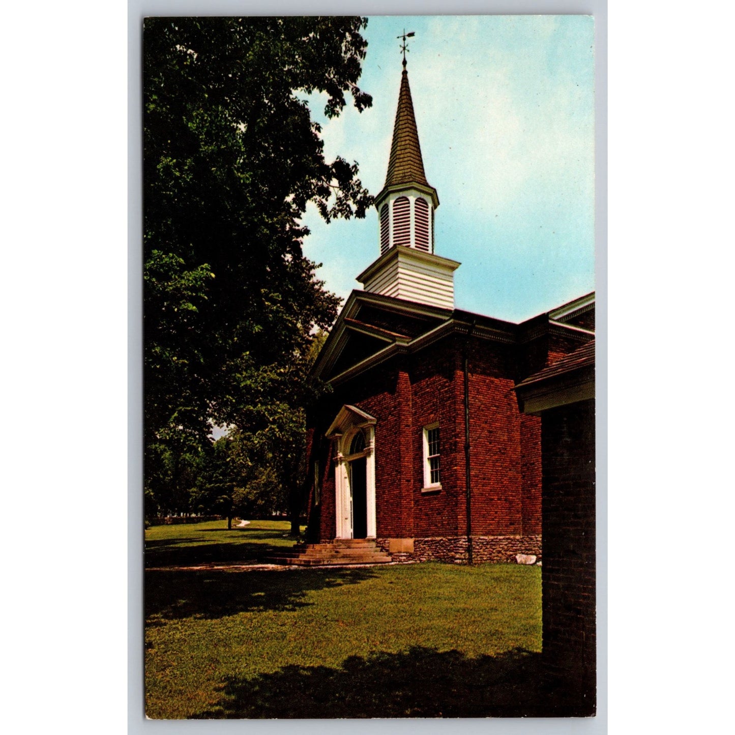 Harrodsburg KY Kentucky Lincoln Marriage Temple Old Fort Harrod SP Postcard