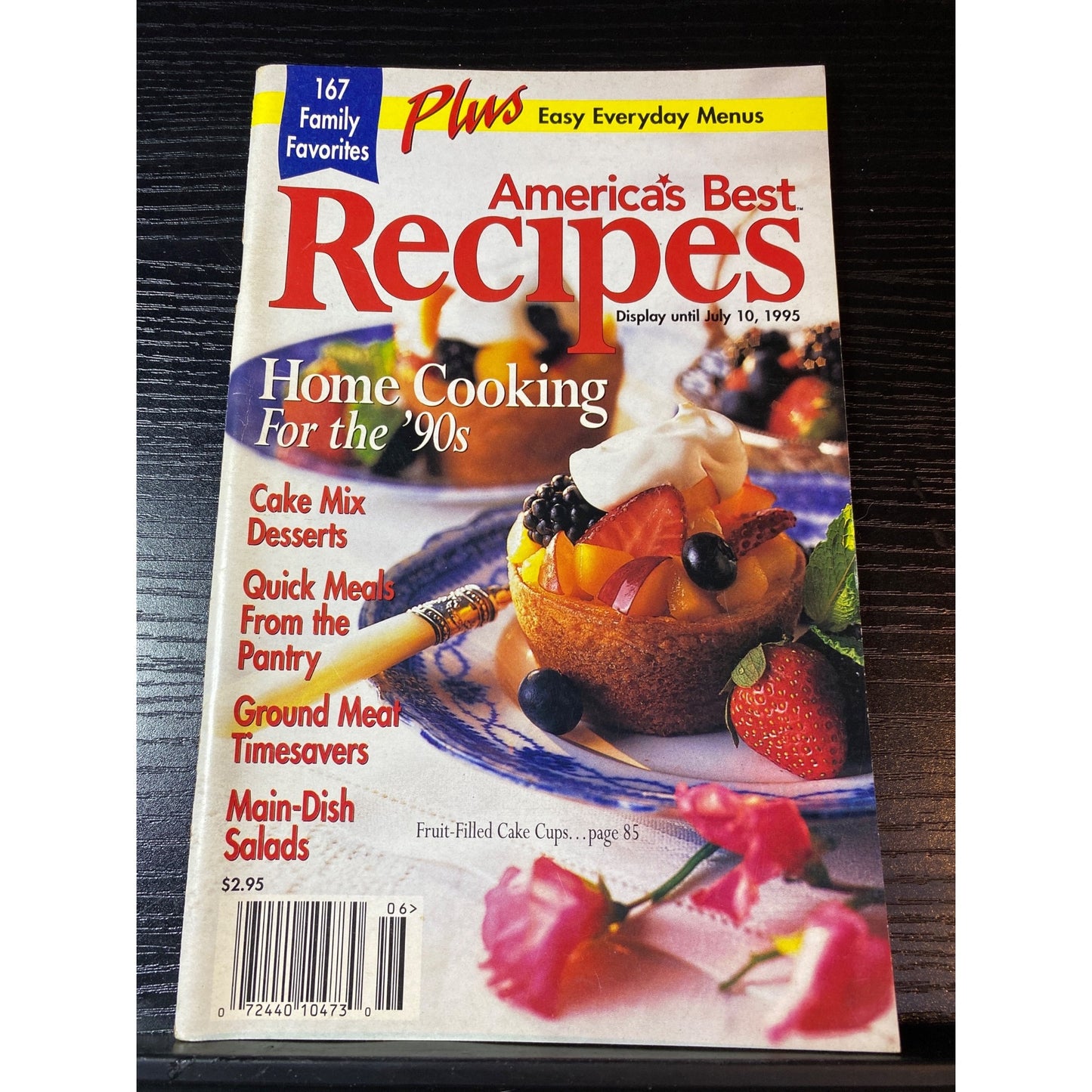 Americas Best Recipes Cookbook Booklet 1995 Main Dishes Salads Desserts