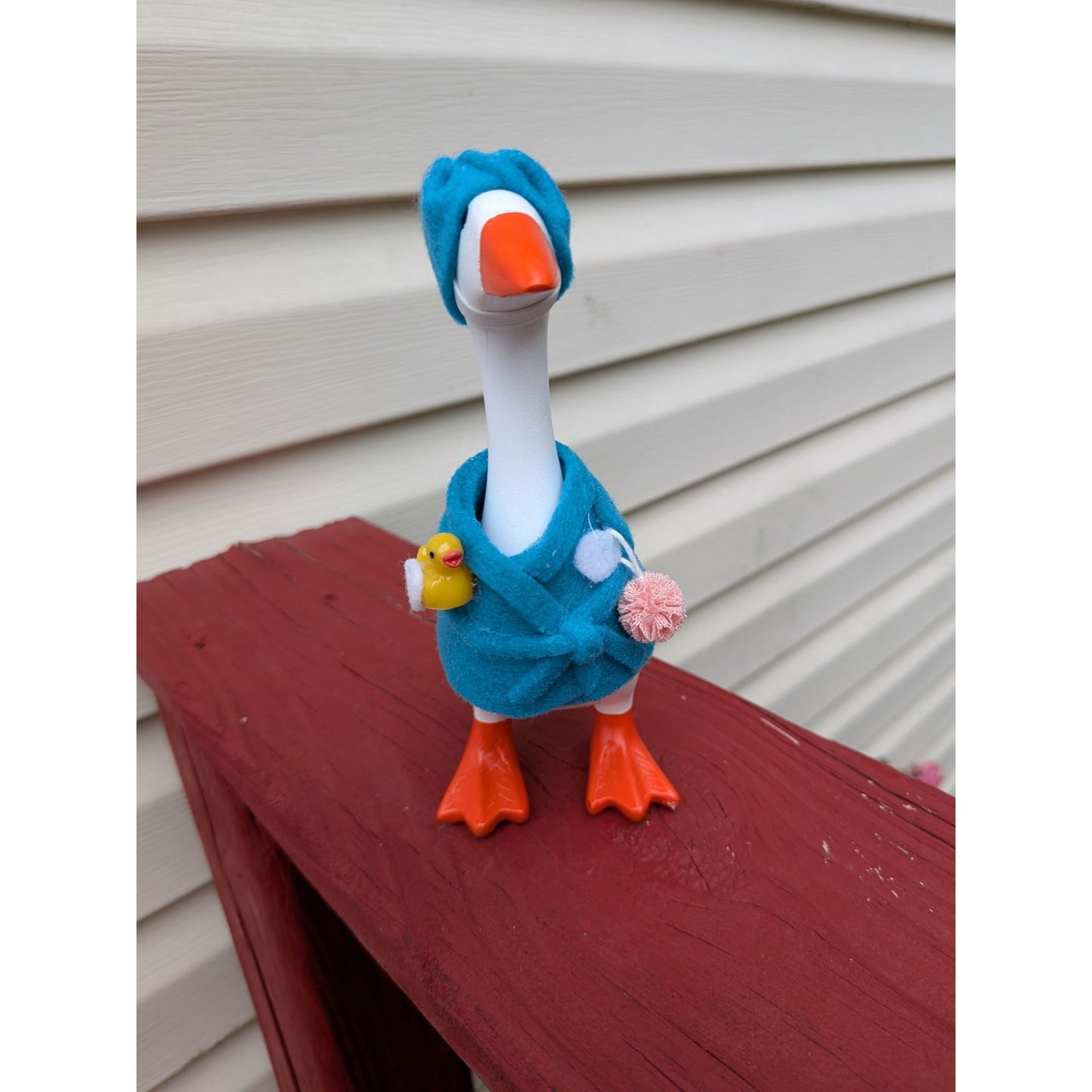 Bathing Beauty 7" Smoot's Goose Handmade Outfit Great for Home or Office
