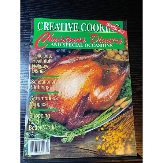 Creative Cooking Christmas Dinners Special Occasion Magazine Premiere Issue 1990