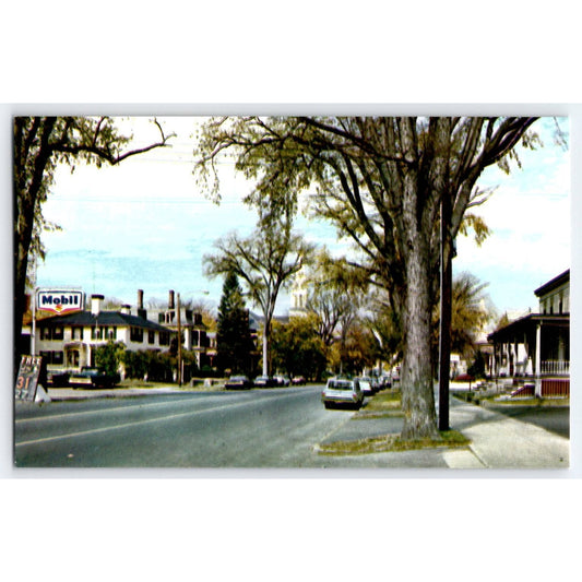 Rochester NH New Hampshire Main Street Chrome Postcard Rudy's Post Card Service