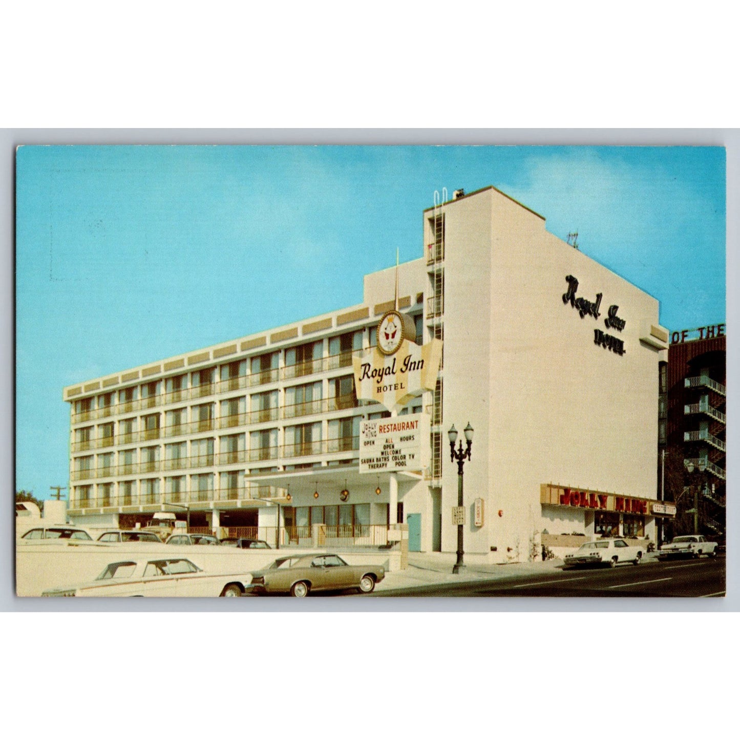 Portland OR Oregon Royal Inn Hotel Chrome Postcard Unused Mike Roberts