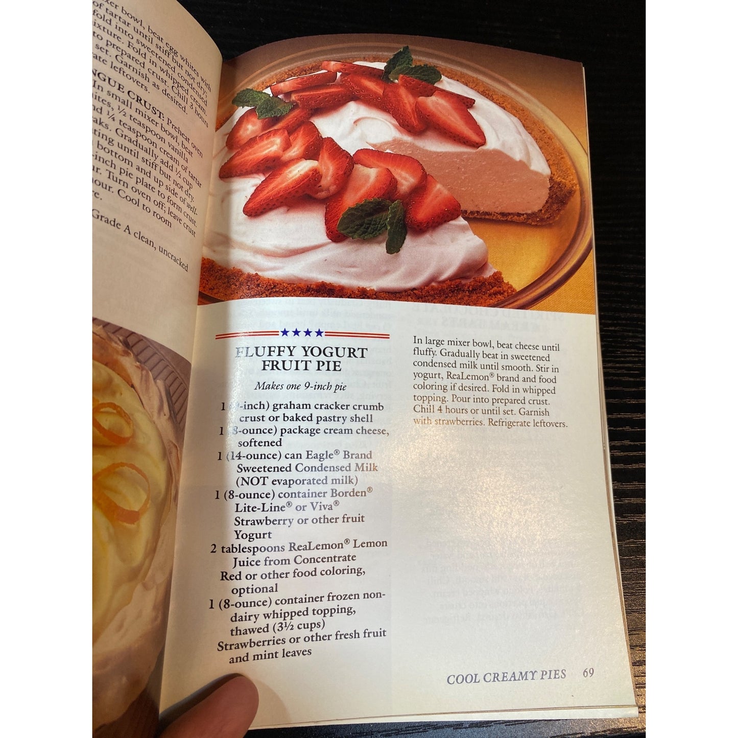 Favorite Name Brand Recipes Mar 1993 Borden Great American Pies Cookbook Booklet