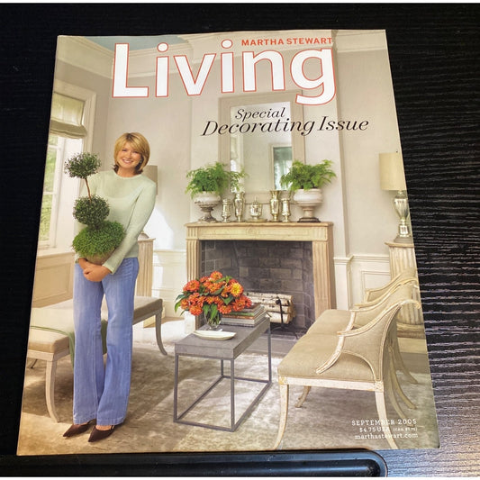 Martha Stewart Living Magazine September 2005 Special Decorating Issue