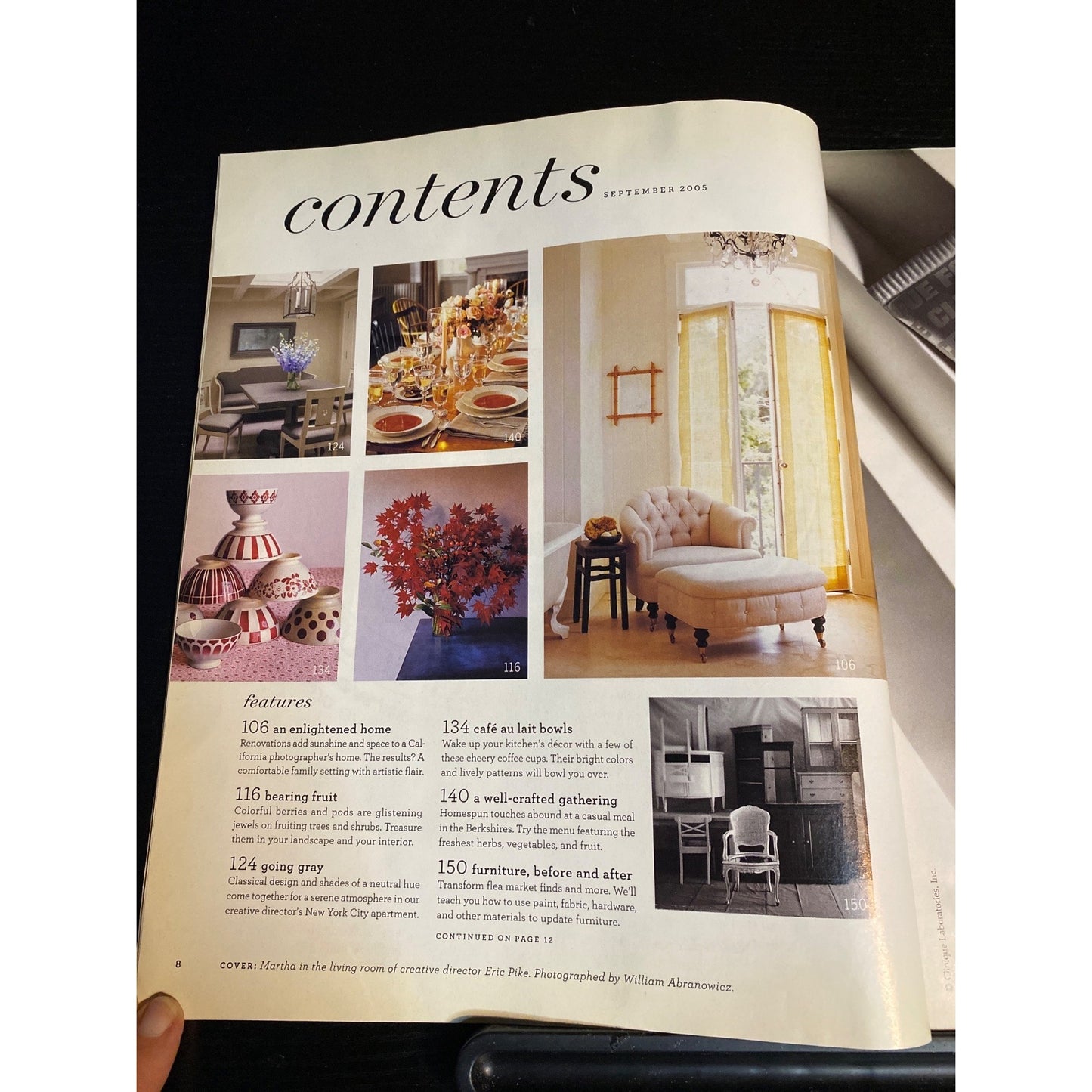 Martha Stewart Living Magazine September 2005 Special Decorating Issue