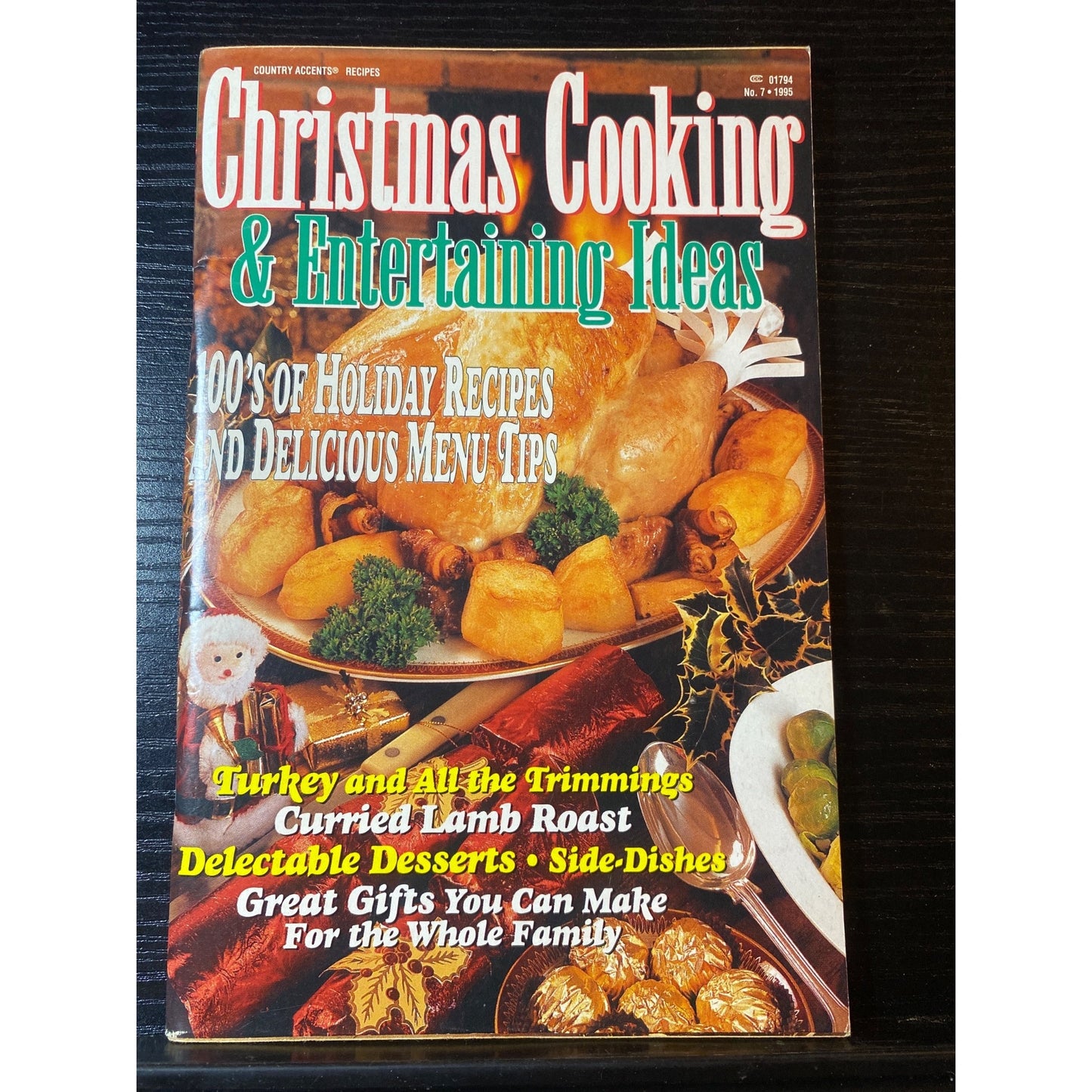 Christmas Cooking & Entertaining Ideas Magazine No. 7 1995 Holiday Recipes & Tips