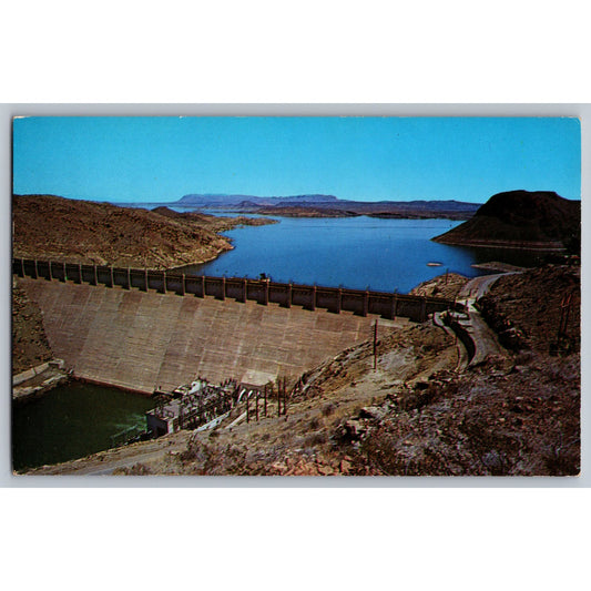 Truth or Consequences NM New Mexico Elephant Butte Dam Chrome Postcard Unused
