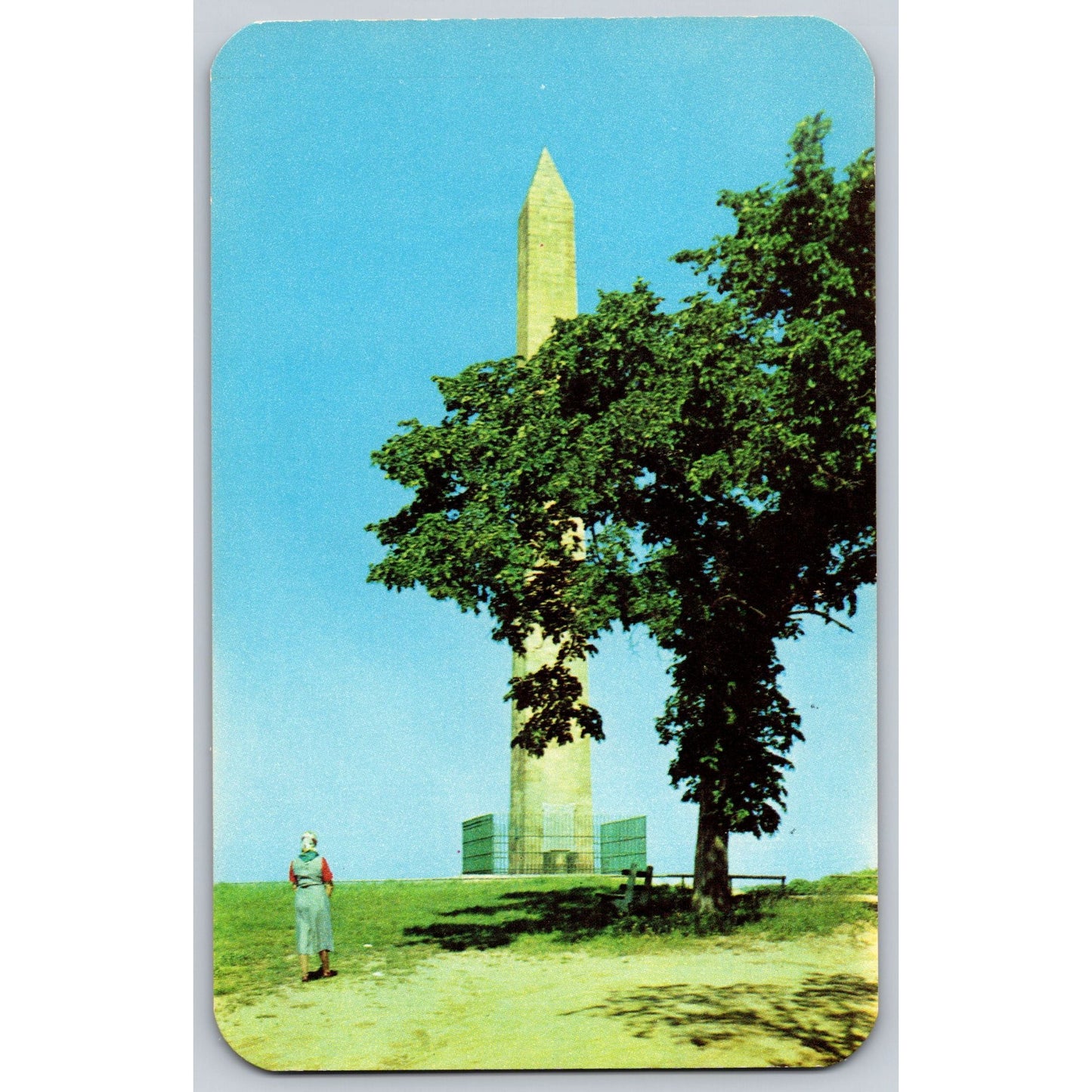 Sioux City IA Iowa Floyd Monument Chrome Postcard