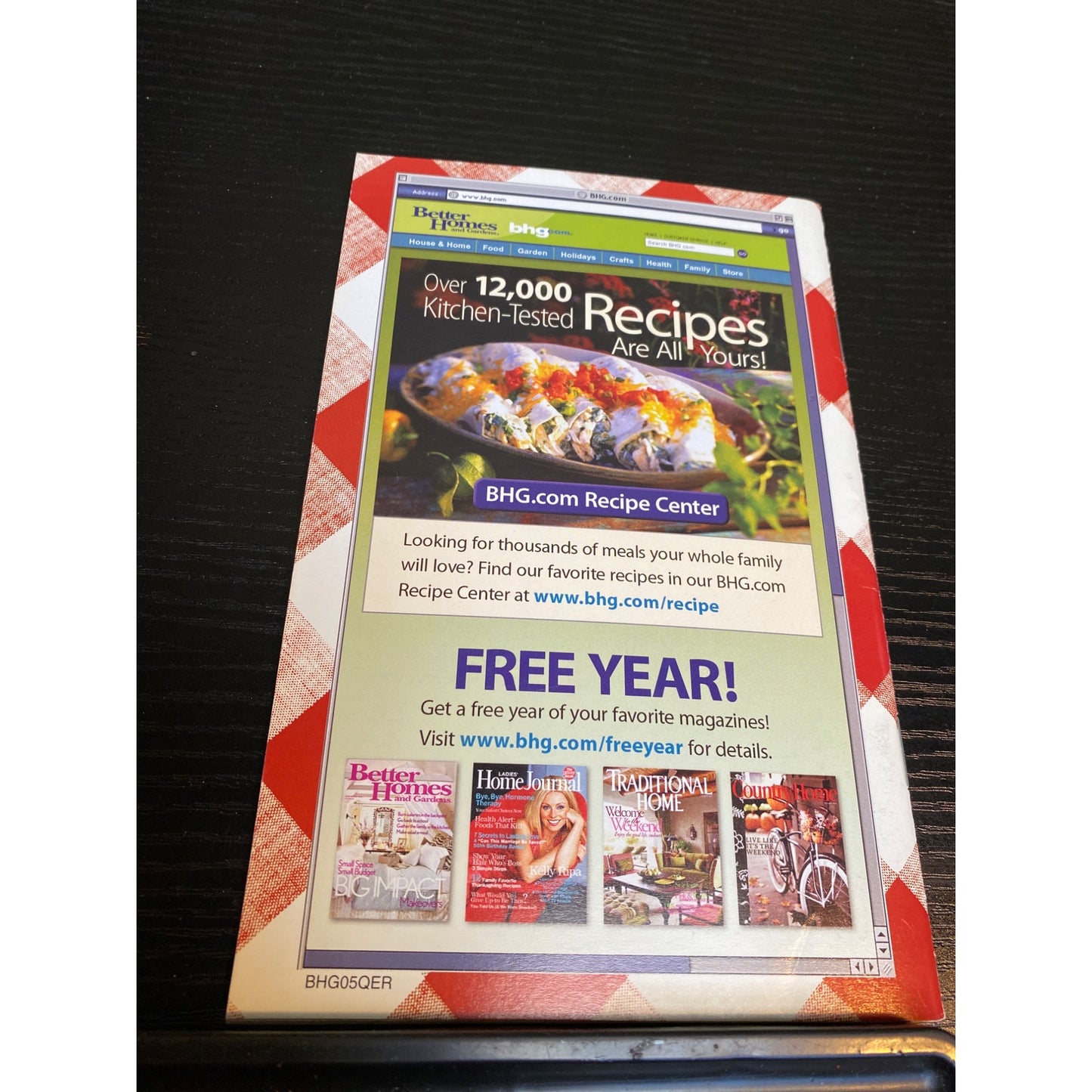 Cookbook Booklet Better Homes & Gardens Quick & Easy Recipes 2004