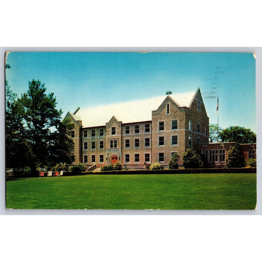 Elyria OH Ohio Methodist Home Boyd Memorial Building 1958 Chrome Postcard Used